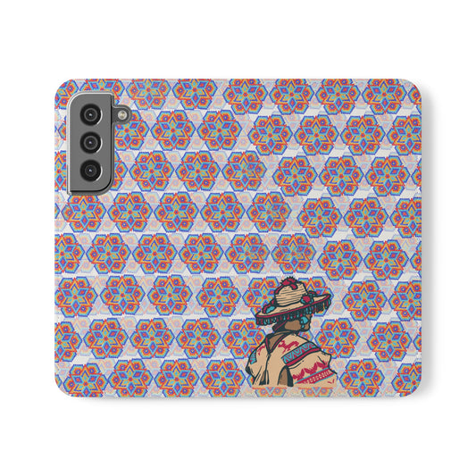 Corazón Huichol Flip Cases