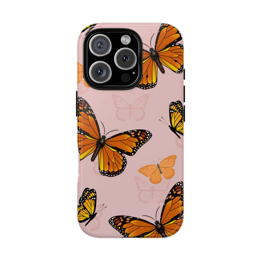 Butterfly Rosé Tough Cases