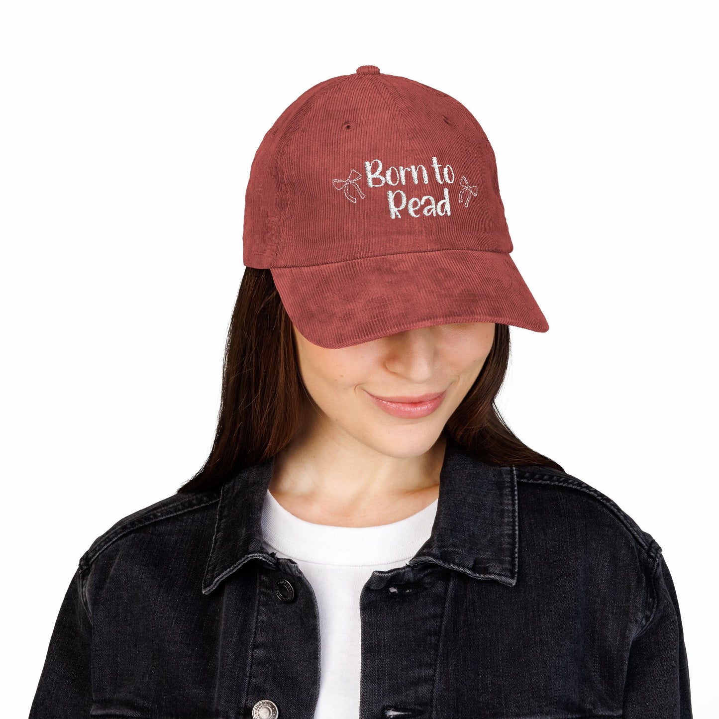 Born to Read Corduroy Cap (Embroidery)